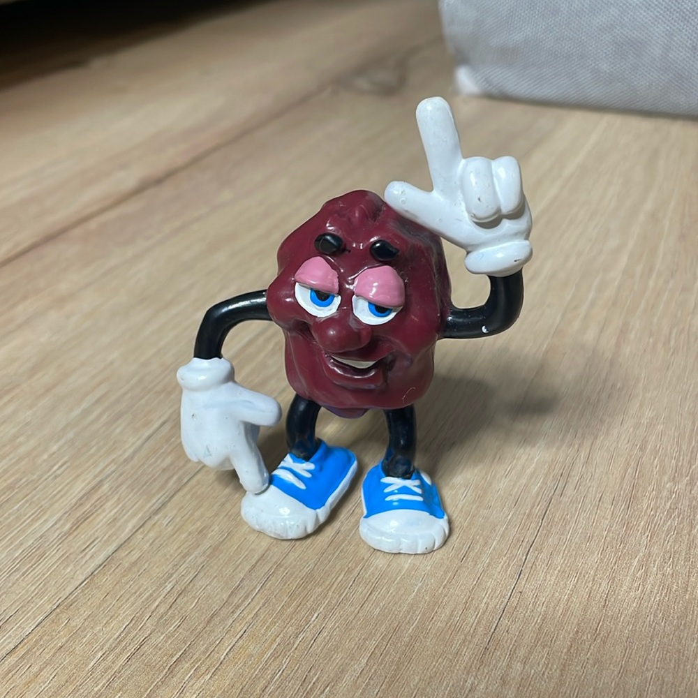 1987 Vintage California Raisins Mini‎ PVC Figure. Good condition. See photos.